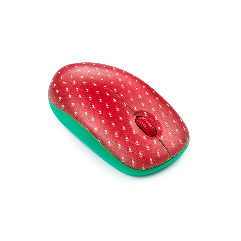 e3cff1c9-cb4e-4bb6-93d2-95cce13a9009.jpeg Безжична компютърна мишка Very Berry с червена горна част и зелена долна част.