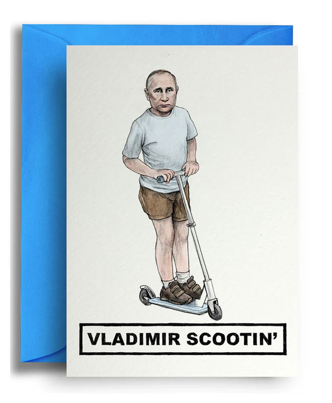 QG389 Картичка с плик Vladimir Scooting