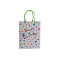 Малка подаръчна торбичка Happy Birthday